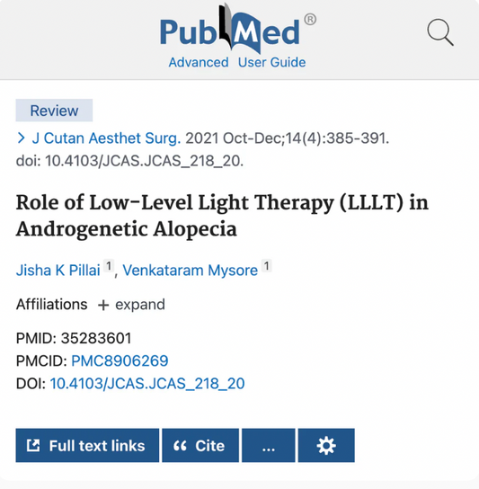 Role nízkoúrovňové laserové terapie (LLLT) u androgenní alopecie